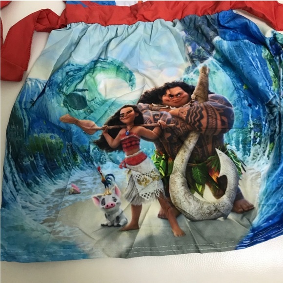 Moana Cute Dress Princess Girl - Picture 4 of 5